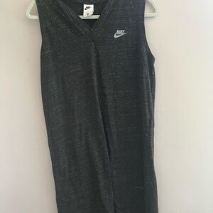 Nike Charcoal Speckled Sleeveless Tshirt Dress size large